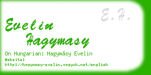 evelin hagymasy business card