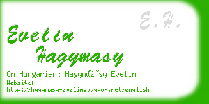 evelin hagymasy business card